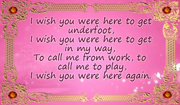 I Wish You Were I Wish You Were