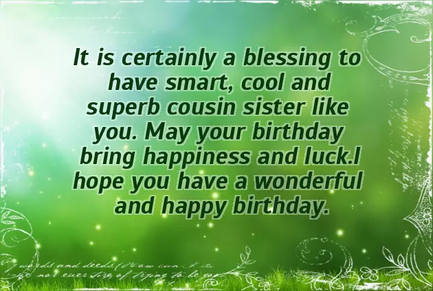 Birthday Messages To Cousin Sister Birthday Messages To Cousin Sister