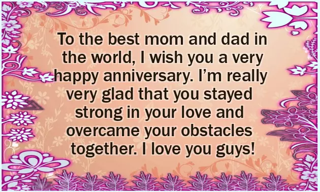 Mom Dad Happy Anniversary Wishes Mom Dad Happy Anniversary Wishes