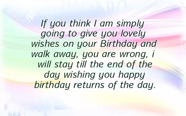 Wish You A Very Happy Returns Of The Day Wish You A Very Happy Returns Of The Day