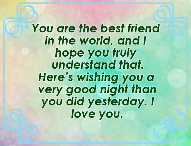 Best Good Night Message For Best Friend Best Good Night Message For Best Friend