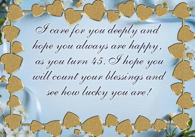 Happy 45Th Birthday Happy 45Th Birthday