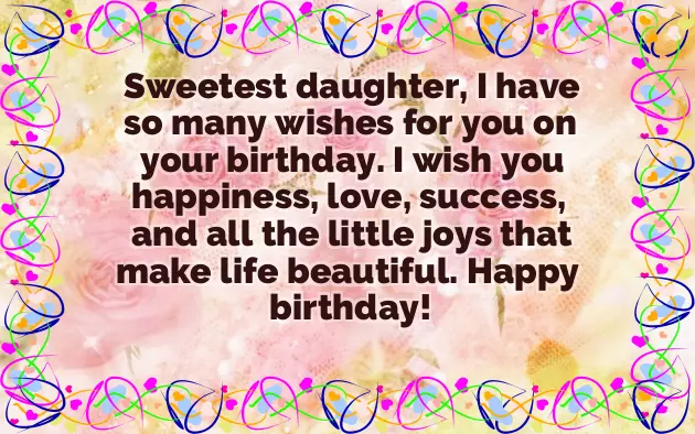 Happy Birthday Wishes To Our Daughter Happy Birthday Wishes To Our Daughter