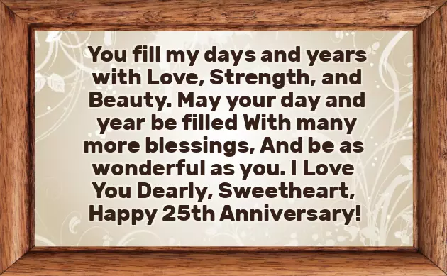 Silver Wedding Anniversary Greetings Silver Wedding Anniversary Greetings