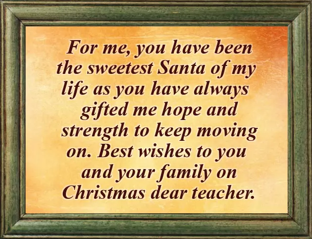 Merry Christmas To My Teacher Merry Christmas To My Teacher