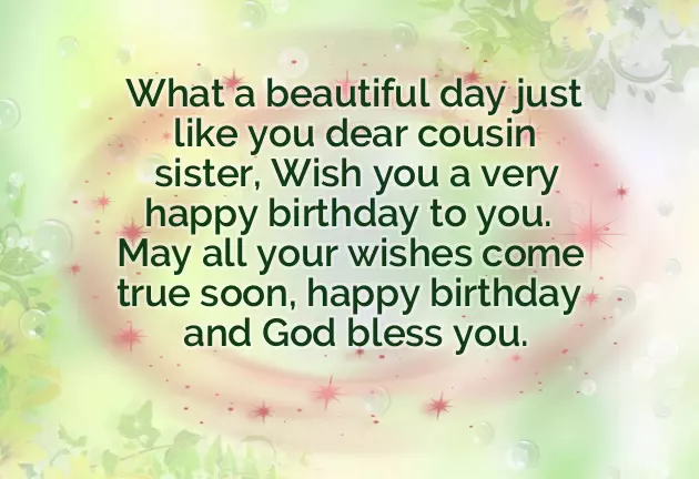 Happy Birthday Best Cousin Sister Happy Birthday Best Cousin Sister