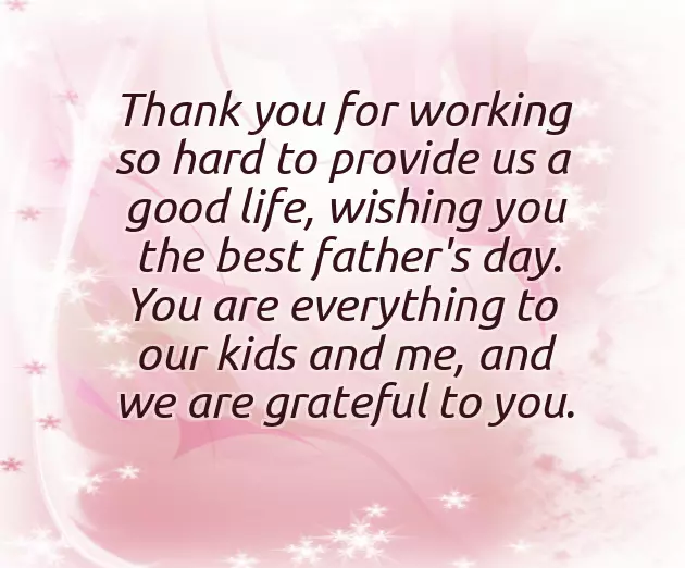 Happy Fathers Day Greetings To Husband