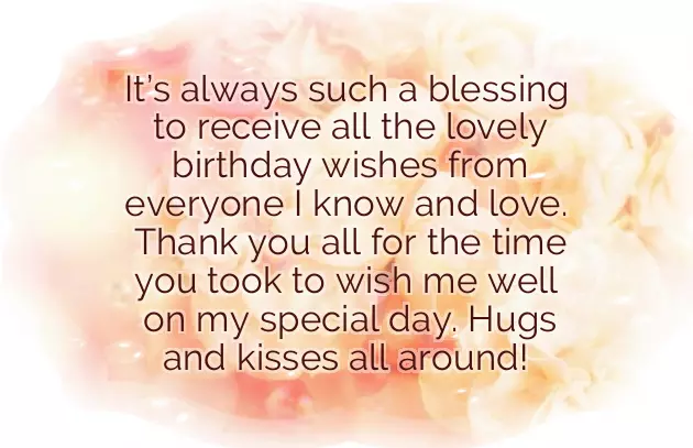 Thank You Note To Family For Birthday Wishes Thank You Note To Family For Birthday Wishes