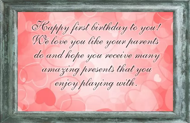 Happy Birthday 1 Girl Happy Birthday 1 Girl