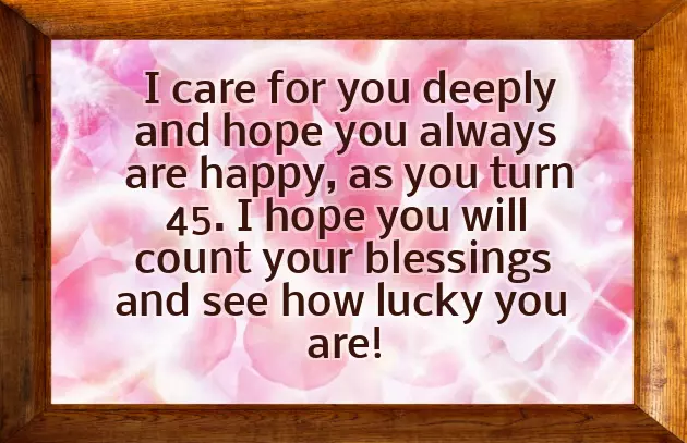 Happy Birthday 45 Years Old Happy Birthday 45 Years Old