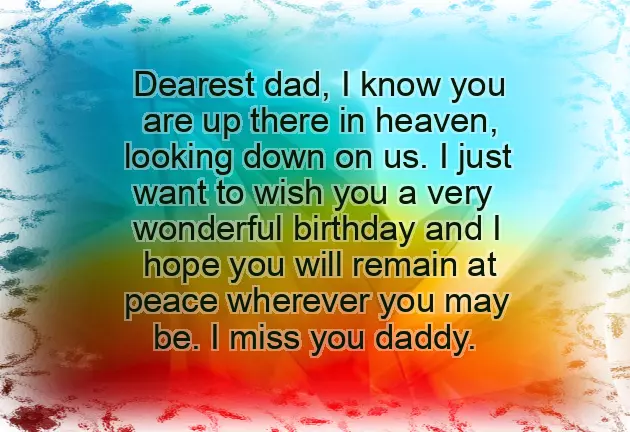 Birthday Wishes For Heavenly Father Birthday Wishes For Heavenly Father