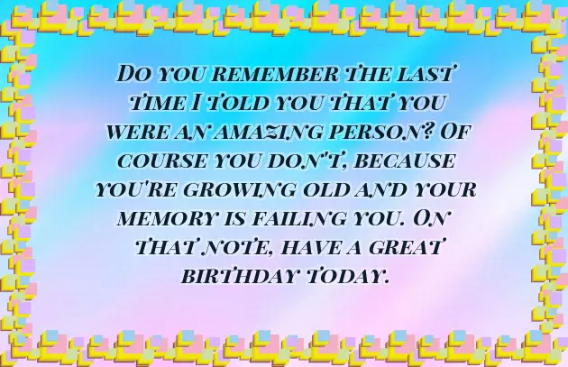 Sarcastic Birthday Wish For Sister Sarcastic Birthday Wish For Sister