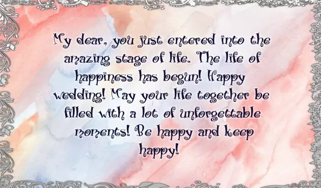 Wedding Prayer Wishes