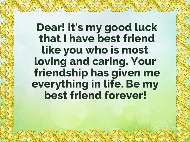 Friendship Day Wish To Girlfriend
