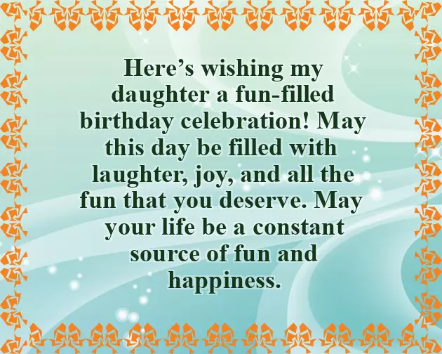 Happy Birthday To Our Daughter Happy Birthday To Our Daughter