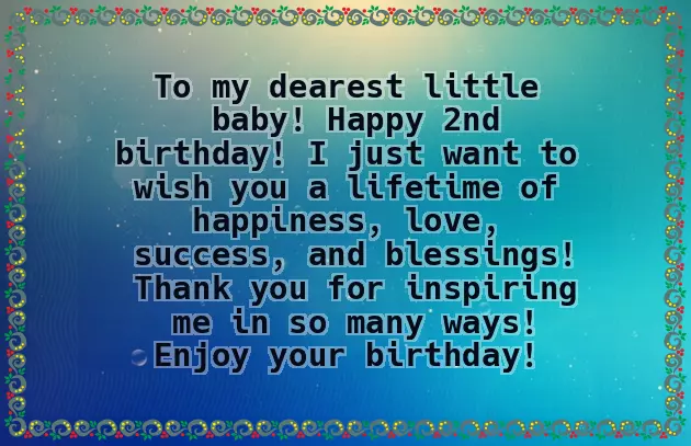 Birthday Wish For Son 2 Years Old Birthday Wish For Son 2 Years Old