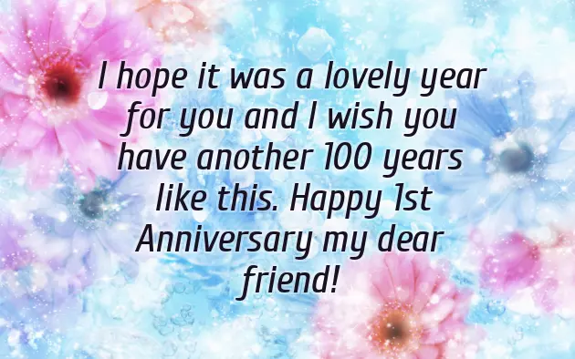 Happy Anniversary Wishes Friend Happy Anniversary Wishes Friend