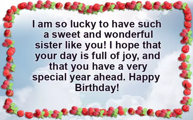 Happy Birthday Wishes To Dear Sister Happy Birthday Wishes To Dear Sister