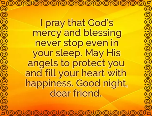 Good Night My Love God Bless You