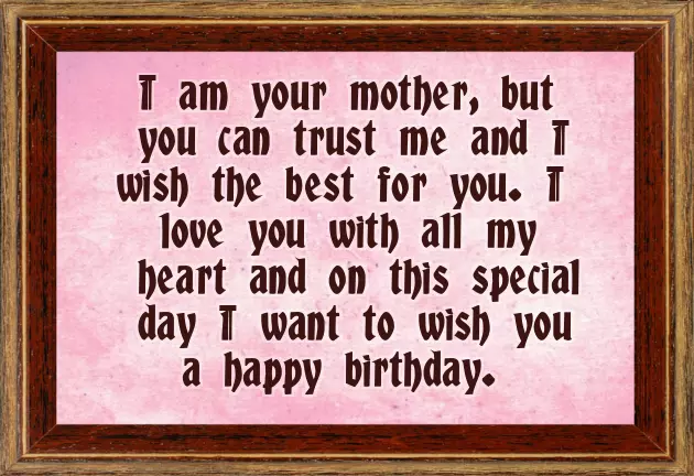 Happy Birthday Wishes From A Mother To Her Daughter Happy Birthday Wishes From A Mother To Her Daughter