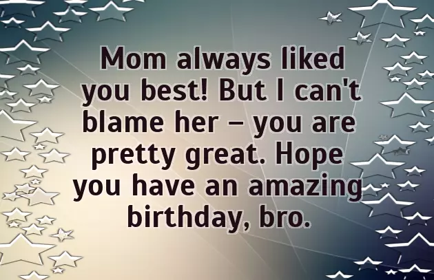 Thought For Brother Birthday