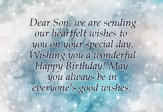 Happy Birthday Handsome Son Happy Birthday Handsome Son