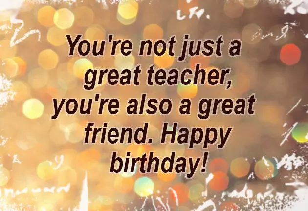 Birthday Words For Teacher Birthday Words For Teacher