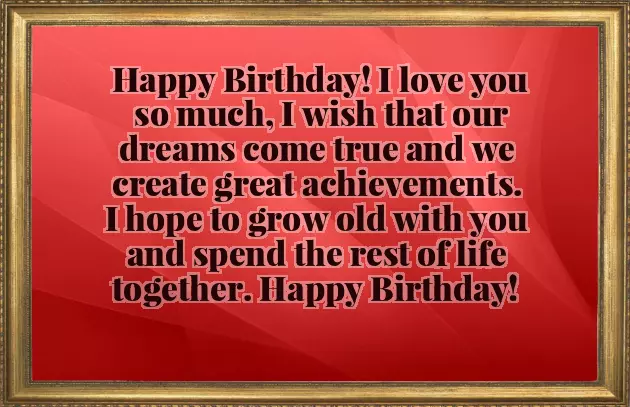 Happy Birthday For The Man I Love