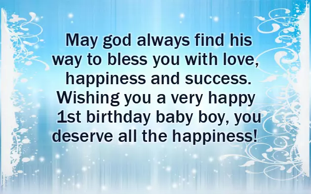 1St Birthday Wishes For Baby Boy From Father 1St Birthday Wishes For Baby Boy From Father