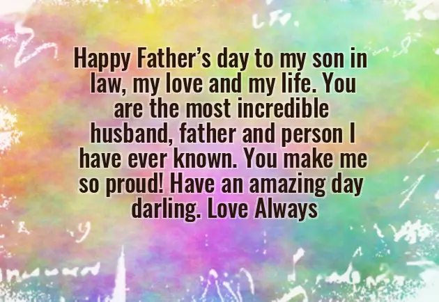 Fathers Day Greetings To Son In Law Fathers Day Greetings To Son In Law
