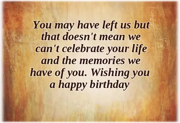 Birthday Wishes For Expired Father