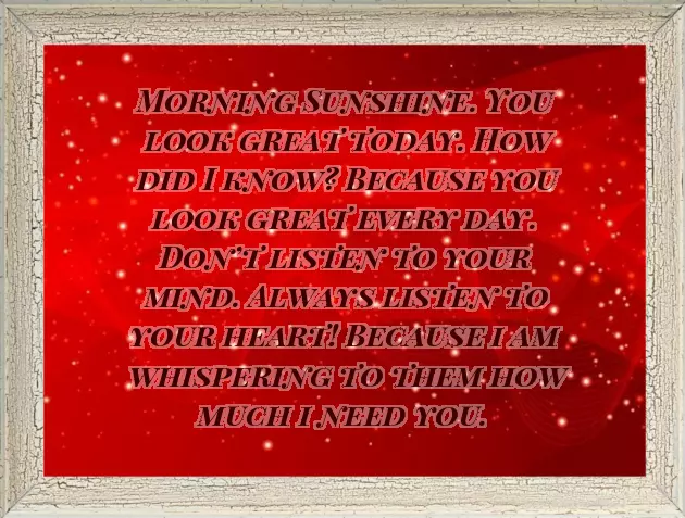 Morning Message To My Crush Morning Message To My Crush