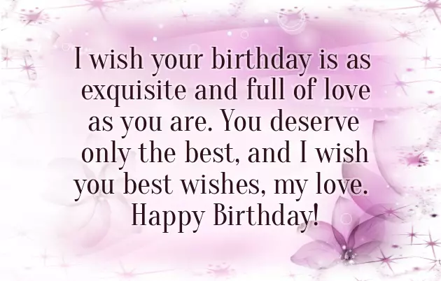 Sweet Birthday Wish For Girlfriend Sweet Birthday Wish For Girlfriend