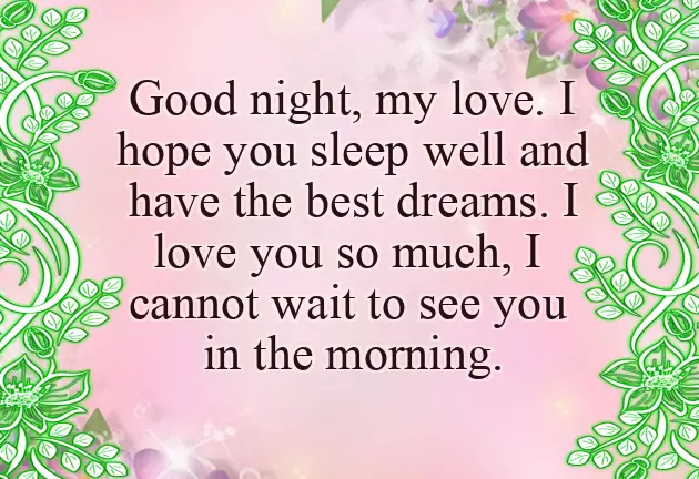 Good Night Text To A Girlfriend Good Night Text To A Girlfriend