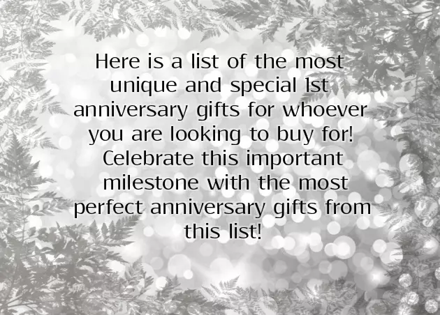 1St Wedding Anniversary Gift 1St Wedding Anniversary Gift