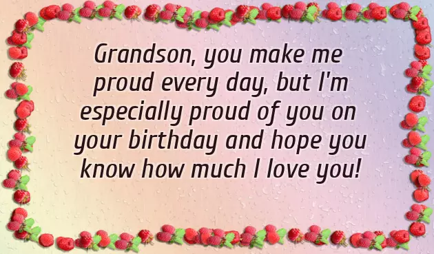 Free Grandson Birthday Wishes Free Grandson Birthday Wishes