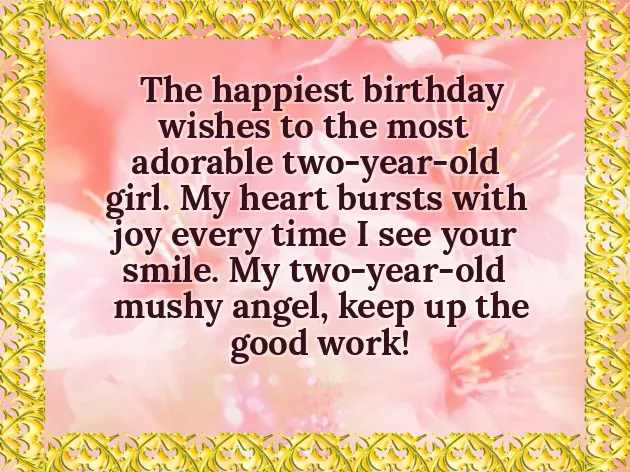 Birthday Wishes For 2 Year Old Daughter Birthday Wishes For 2 Year Old Daughter