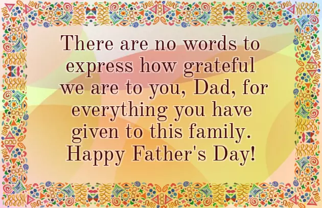 Greeting On Father Greeting On Father