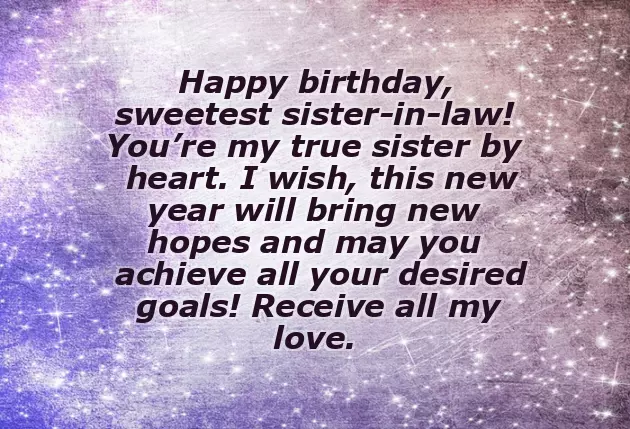 Wishes To Sister In Law Wishes To Sister In Law