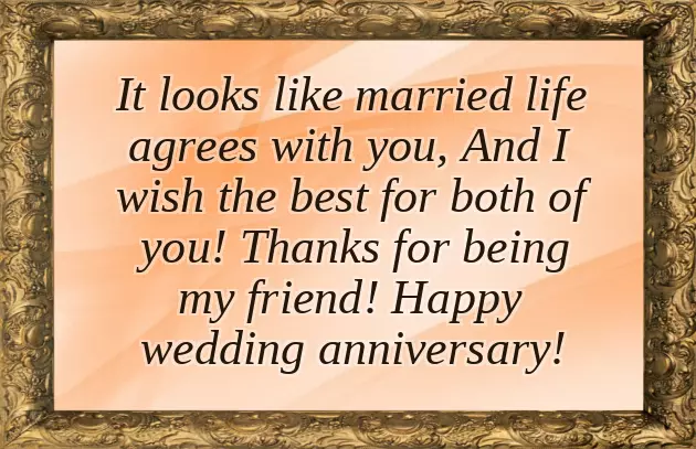 Happy Anniversary Wishes To A Friend Happy Anniversary Wishes To A Friend