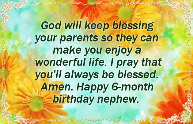 6 Month Wishes For Baby 6 Month Wishes For Baby