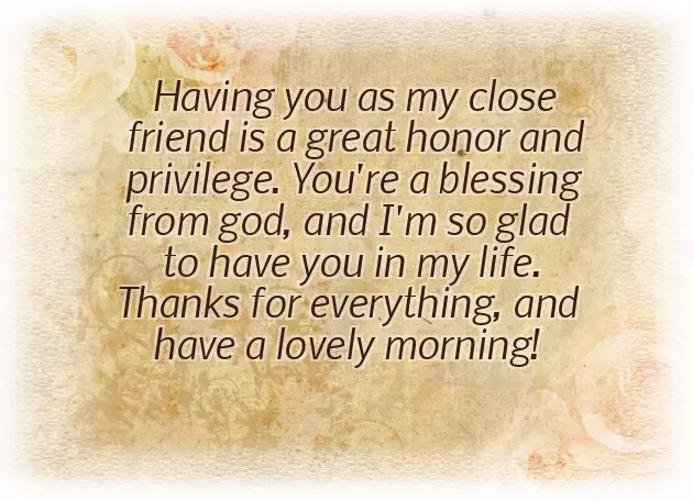 Morning Message For Best Friend Morning Message For Best Friend