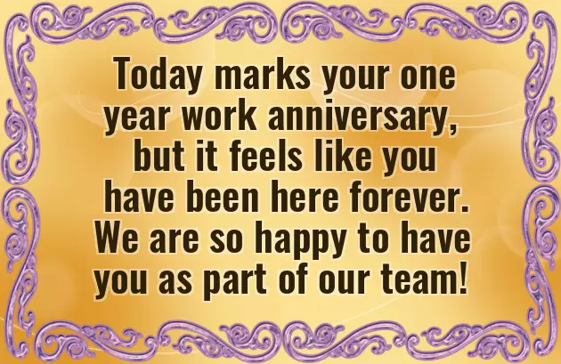 Congratulations On First Work Anniversary Congratulations On First Work Anniversary