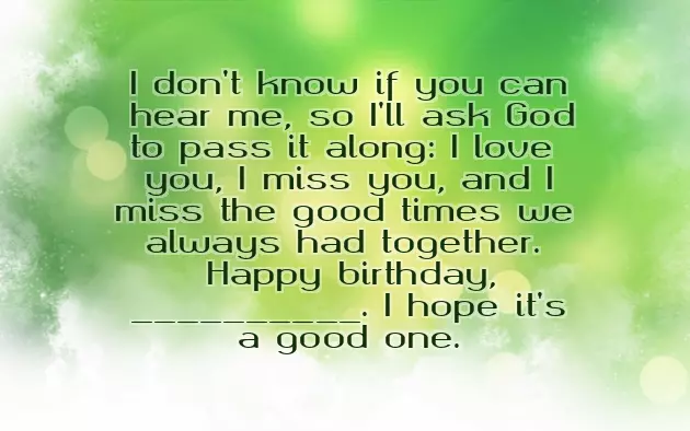 I Want To Wish My Brother Happy Birthday