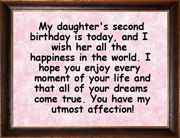 Birthday Wishes For 2 Year Old Daughter Birthday Wishes For 2 Year Old Daughter