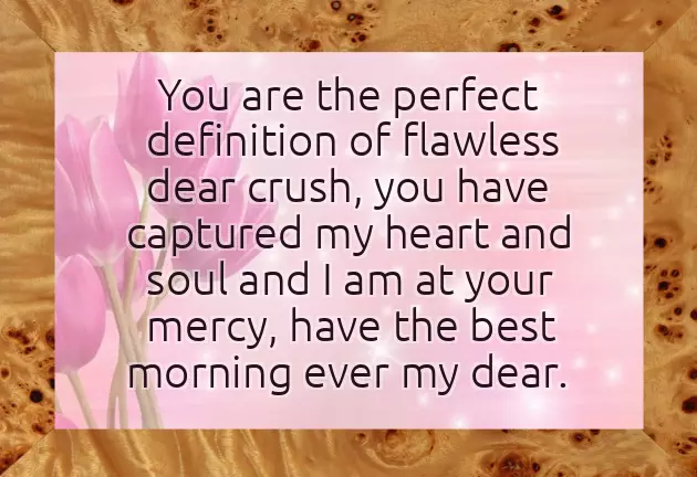 Morning Message To My Crush Morning Message To My Crush