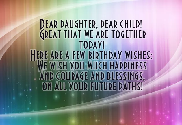 Simple Birthday Wishes For Daughter Simple Birthday Wishes For Daughter