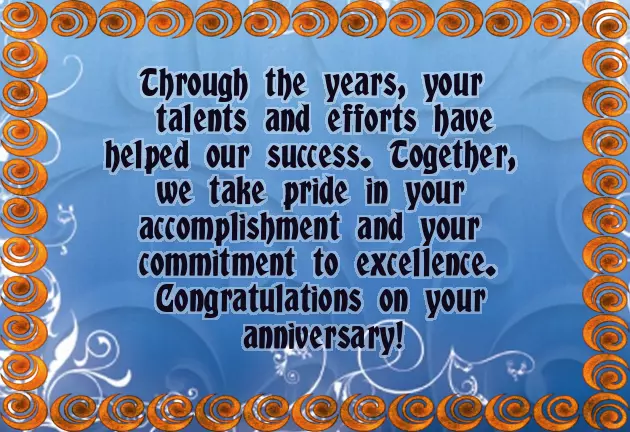 Long Service Award Congratulations Message Long Service Award Congratulations Message