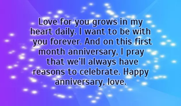 Happy 1 Month Anniversary My Love Happy 1 Month Anniversary My Love