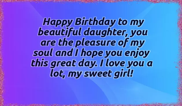 Wish Happy Birthday Daughter Wish Happy Birthday Daughter